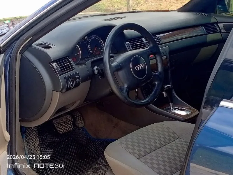 Audi a6 c5 рестайлинг год выпуска 2003 автомобиль в хорошем состоянии 1.8т работает ровно не дымит! коробка переключается без пенков рывков и т. д хорошая комплектация раздельный климат контроль подогрев сидений полный электро пакет с документами полный порядок переоформление без проблем цена 545.000₽ торг реальному покупателю также рассмотрю варианты обмена +79490843898 📞 звоните: +7(949) - фотография - 4