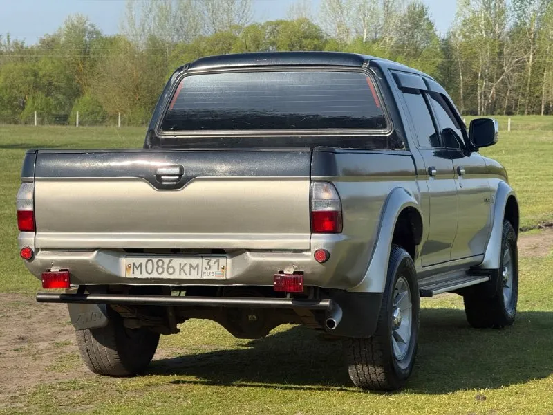 В продаже mitsubishi l200, 2005 г. В, 2.5 л, мкпп. Вечный японский танк, сборка тайланд, никаких «common rail» мозгов и т. П, тнвд механический, перебирает любым топливом / спиртом / нефтью. Рамник на рессорах и с неразрезными мостами, пройдёт везде и ещё танковую дивизию дотянет. Полный привод с режимом 2h / 4h / 4hlc / 4llc. Автотека зелёная, 15 лет в семье, птс - оригинал.

Кузов как на фото, никаких вложений, снимались накладки, переваривались пороги и крылья, всё обработано и покрашено на долгие годы вперёд. Номер на раме читаем, рама в оригинале, живее всех живых, любой ваш подъемник приветствую. Подкапотное пространство - сухое, двс работает идеально, запуск моментальный. Мкпп - вечная. Стоят два акб и два отопителя салона и т. Д и т. П.

Техосмотр пройден, авто готово к оформлению. Цена - 850,000 рублей. Рассрочки и обмена нет. Территориально находится в г макеевка (центр) контакты : +7(949)003-33-27, +7(979)028-27-27
Мессенд
📞 🇷🇺 Звоните: +79490033327 - фотография - 8