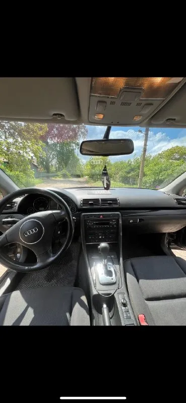 Продам audi а4б6 универсал 2002 года, 1.8 турбо на автомате, пробег 266т. во владении 4 года, практически вся в родном окрасе( кроме крышки багажника) машина обслужена, поменяны цепи грм, свечи, помпа, масло в коробке. цена 540т. находится в алчевске +79595251981 📞 звоните: +7(959)5251981 - фотография - 4