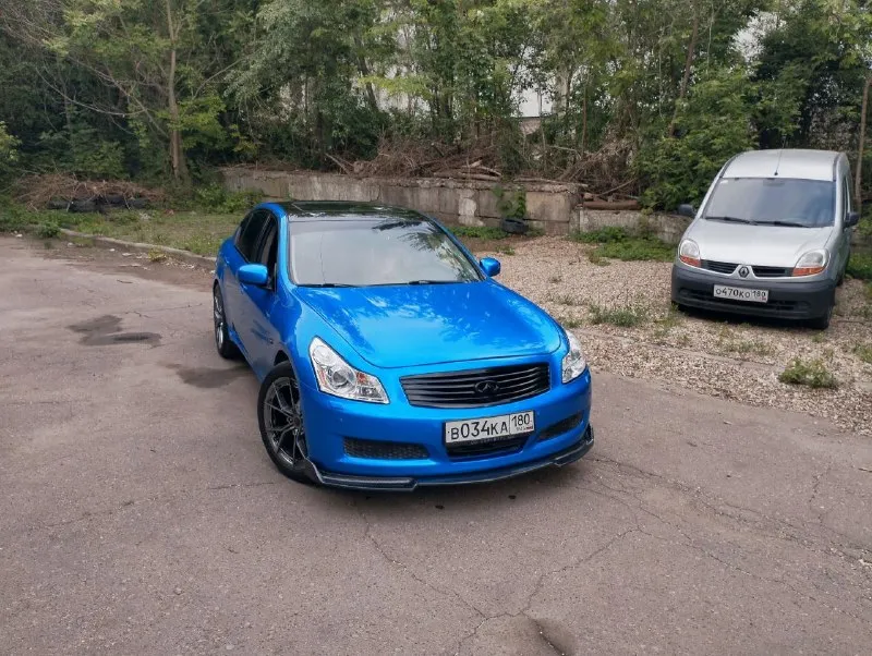 Infiniti g35x 4wd vq35hr 2007г в отличном состоянии, . # заказан с японии с пробегом 47т км есть все фото и видео эндоскопии перед установкой, вписан в техпаспорт, контракт 47т км, новая ходовка оригинал nissan, в машине все до последней прокладки только оригинал, без ключевой доступ, два ключа. тормоза в круг k-sport перед 8 поршней зад 4.новые диски на лете r19 с комплектом зима, лето новые. stege 2 340+лс. машина окрашена в эксклюзивный цвет, днище оброботанно. вобщем машина делалась и обслуживалась грамотно и дорого вложено очень много финансов и труда. я собственник по докам 180 регион. 1.300🍋 срочно без торга. тел +79496125008 донецк. +79497956733. 📲 tg: валера автоэлектрик, изготовления авто ключей 📞 звоните: +7(949)6125008 - фотография - 2