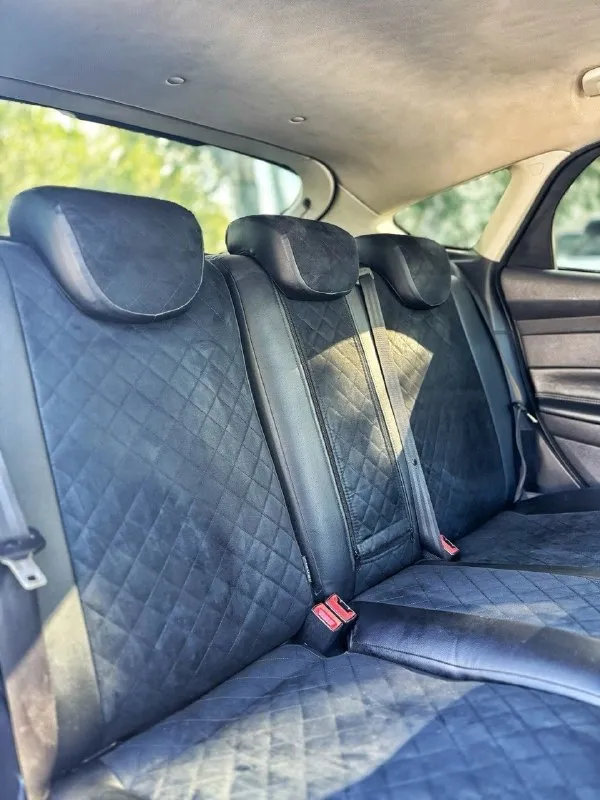 Продам ford focus 3 максимальная комплектация titanium. 2012г, бензин, мотор 2.0 на 150 лс, пробег 236т км, коробка робот powershift-без нареканий и вложений. цена: 1180000. авто полностью обслужено, ходовая в отличном состоянии. кожаный салон, чехлы одеты что бы не тереть кожу, полный электро пакет, двух зонный климат контроль, эур, задние парктроники подогрев передних сидений, мультируль, круиз-контроль, запуск с кнопки start/stop, мультимедийная система sony. 2 ключа, 2 комплекта резины. документы в порядке, полное переоформление в мрэо. авто находится в г. макеевка, по всем вопросам +79493695736 📞 звоните: +7(949)3695736 - фотография - 5