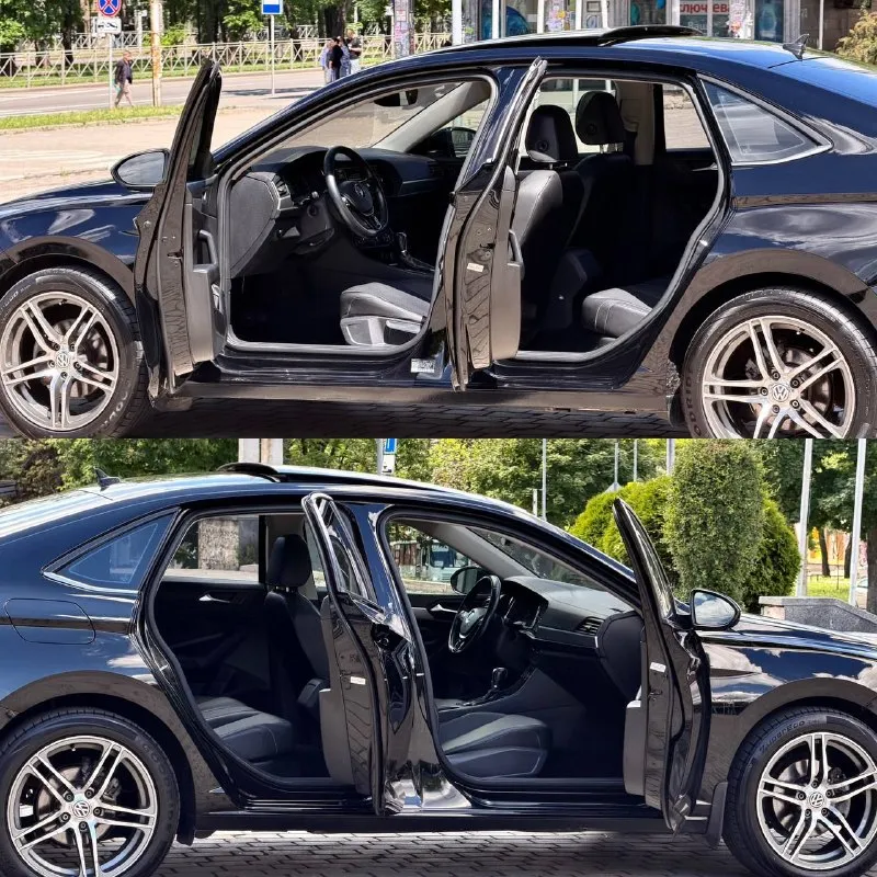 Продам volkswagen jetta цена - 1.750.000₽ год - 2019 кпп - автомат ( asin ) тел. - +79496799814 либо - +79493902663 пробег - 114.000 всем доброго времени суток, хочу представить вам экземпляр volkswagen jetta в комплектации ( se+) в идеальнейшем состоянии ( вся безопасность родная ) в ней есть абсолютно всё для комфортного вождения: подогоревы сидений и зеркал, бесключевой доступ, старт-стоп, панорамная крыша, камера заднего вида с предупреждением о столкновении, датчик мёртвых зон в зеркалах, большой штатный сенсорный монитор со всеми современными плюшками, кожаный салон, диски r-18 с новой летней резиной, датчик света и дождя, круиз-контроль с дистроником, датчик шин, мульти руль, двухзонный климат-контроль, и многое другое. состояние авто на фото говорит само за себя, можете приехать и убедиться лично, в таком состоянии их практически не осталось. авто местное, затонирована в круг и покрыта керамикой. связь не всегда хорошая, на этих же номерах 📲 tg: @vladimir_23_23_23 📞 звоните: +7(949)6799814 - фотография - 5