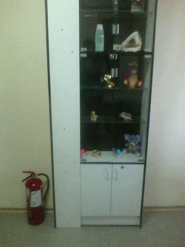 Описание: шкаф витринный офисный б/у, без стекляных полок, 230*100*25см донецк горгаи 1эт цена: 1500... - фотография