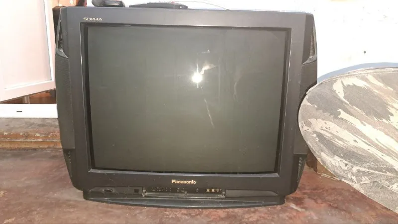 Описание: продам большой телевизор панасоник 29 дюймов или 81 см. диагональ. рабочий, пульт родной в комплекте. ширина 74 см. глубина 47 см цена: 1000 руб. 📲 tg: елена донецкая 📞🇷🇺звоните: +79493476231 барахолка днр - фотография - 3