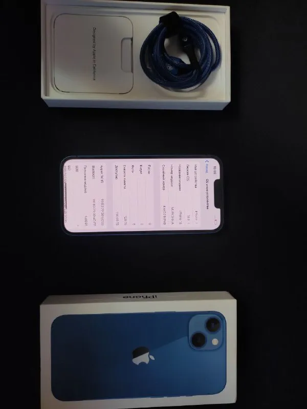 Разместить объявление разместить объявление описание: продаю iphone 13 blue 128 gb💎 акб 89% телефон в хорошем состоянии не битый, не вскрывался🔥 face id, true tone всё функции работают. любые проверки цена 32тыс. быстрым в цене уступлю. телефон-тг +79495765203 город:макеевка цена: 32 руб. 📲 tg:. 📞🇷🇺звоните: +79495765203 барахолка днр - фотография - 3