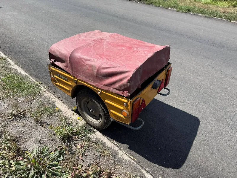 Описание: продам прицеп енот, состояние видно на фото, не гнилой, по документам укр учёт, продажа по... - фотография - 1