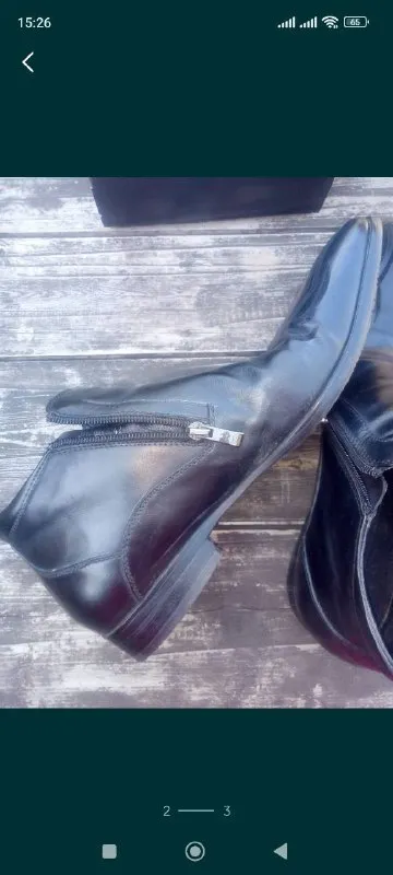 Описание: ботинки мужские осенние. 42 размер. черные. на узкую ногу. натуральная кожа. набойки после ремонта. состояние хорошее. цена 1000 р. туфли мужские натуральная замша черные. вышивка. набойки после ремонта. состояние хорошее. 1000 р. самовывоз донецк куйбышевский исполком цена: 1000 руб. 📲 tg: генадій ясир 📞🇷🇺звоните: +30958440587 барахолка днр - фотография - 6