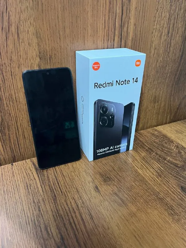 Описание: продаю redmi note 14 8гб расширение до 11 256гб телефон новый в отличном состоянии по цене... - фотография - 1