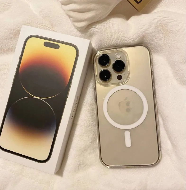 Описание: продам свой iphone 14 pro max ( золото )👑 на ‼️512гб акб: 84% ( день держит отлично!) сост... - фотография - 1
