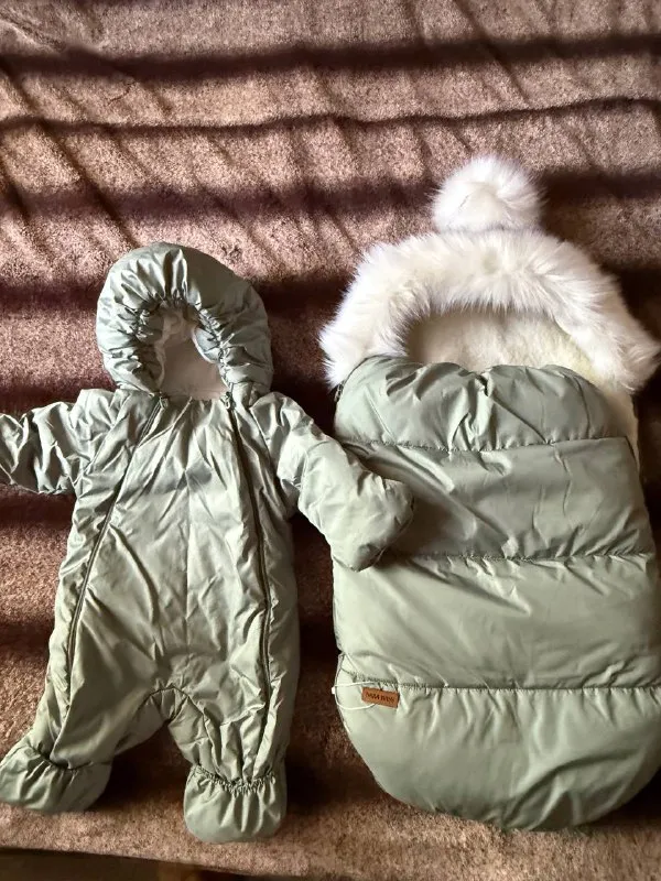 Описание: продам детский комбинезон и конверт в коляску (очень теплый) зима. состояние хорошее. доне... - фотография