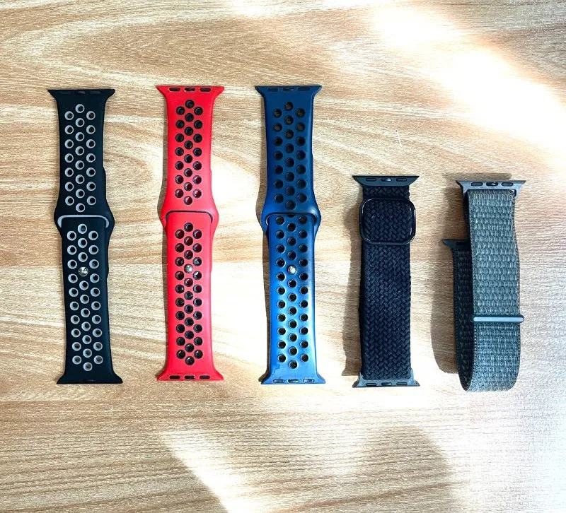 Описание: ремешки apple watch подходят для размеров 38, 40, 41 мм. состояние хорошее, некоторые не н... - фотография - 1