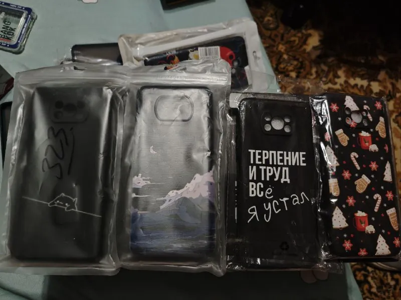 Описание: продаю чехлы на телефон poco x3/ x3 pro. цены от 100р до 200р. какой конкретно интересует- пишите в личку. продаю по причине смены телефона. новый, в плёнке чехол на планшет lenovo tab p11 (2nd gen) 11.5 дюйма - 500р, (ошиблась с размером при заказе). цена: 100 руб. 📲 tg: викос 📞🇷🇺звоните: 79493152475 барахолка днр - фотография - 4
