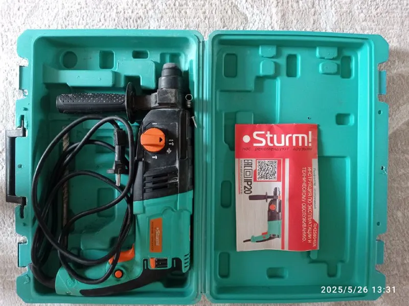 Описание: продам перфоратор sturm rh 25804 br в пользовании был один раз, донецк. цена: 5800 руб. 📲... - фотография - 1