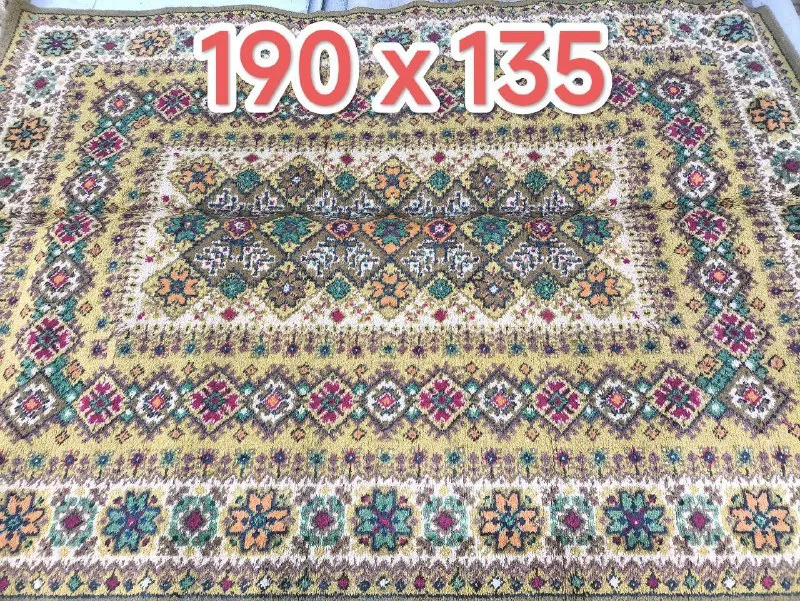 Описание: продам два ковра, шерсть. размер 245 х 165 и 190 х 135 цена за один 1500 руб. кровать 2000... - фотография - 1