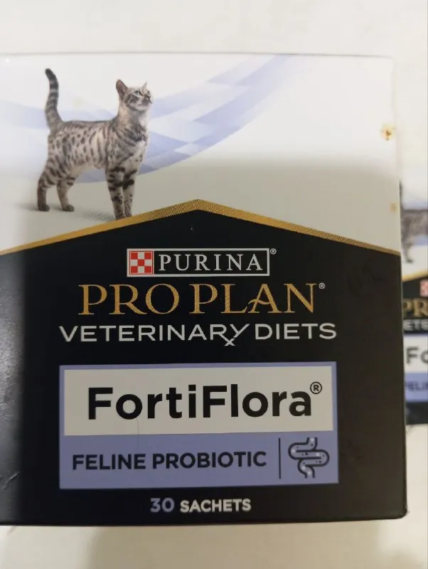 Продолжить продолжить описание: продам пищевую добавку для кошек. 20 саше pro plan veterinary diets fortiflora для нормализации микрофлоры желудочно-кишечного тракта у кошек и котят, 1 г х 20 шт. забрать можно в районе мединститута или на заперевальной. цена: 1400 руб. 📲 tg: галина м 📞🇷🇺звоните: +79493688217 барахолка днр - фотография - 2