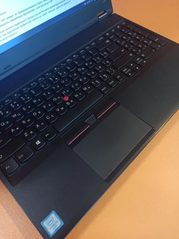 Описание: ноутбук lenovo thinkpad l560 состояние на 4+, без дефектов, без сколов и трещин. крайне качественный и надежный ноутбук. внутри все чисто, тихий и холодный. батарея держит 1-2 часа. пойдет под танки и gta5. характеристики: диагональ 15,6″ процессор core i3 6100u оперативная памяти 8 гб накопитель ssd 240 гб графика intel hd graphics 520 wi-fi a/b/g/n/ac (433 мбит/сек), bluetooth 4.1 вес 2,38 кг цена: 12800 руб. 📲 tg: анатолий 📞🇷🇺звоните: +79493710014 барахолка днр - фотография - 4