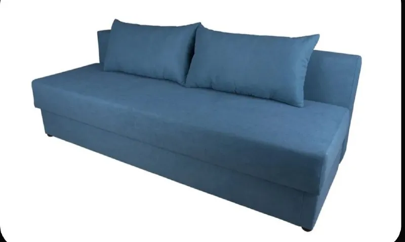 Описание: диван еврокнижка компакт подойдет для любого интерьерного решения. раскладной механизм. рассчитан на 3 человек, и может трансформироваться в 2 спальных места. внутри установлен независимый пружинный блок. хранение под мягкой обивкой находятся 2 ящика, где вы можете хранить постельное белье, дополнительные подушки и одеяла. внешний вид обивка - однотонный велюр. шелковистая и приятная на ощупь ткань с невысоким ворсом. диван-кровать без подлокотников для более комфортного отдыха. в комплекте 2 декоративные подушки. размер: 192×62×45 спальное место :124×192 цена: 25000 руб. 📲 tg: @ @ 📞🇷🇺звоните: +79493650096 барахолка днр - фотография - 6