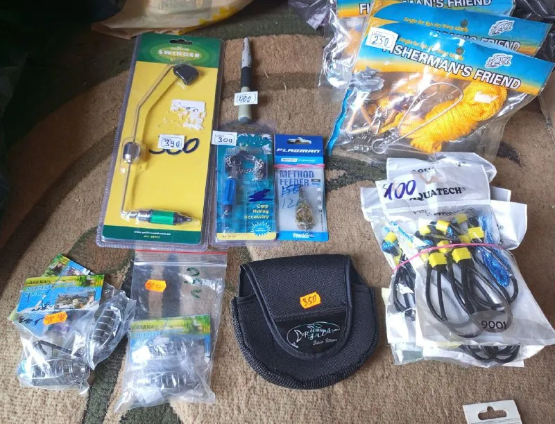 Описание: продаю снасти в горловке катушки невские, блесна, блесна мэппс, куканы, экстракторы, груза, силикон обычный и съедобку, ручки катушки, фурнитура, воблеры страйк про, поплавки, кормушки, джиги гамакатсу, крючки и крючки овнер, подставки и держатели для удилищ, удочка нью хантер 5 метров, удочки 5 и 6 метров композит и другое. .. цена: 1 руб. 📲 tg: tolik 📞🇷🇺звоните: +79497086983 барахолка днр - фотография - 3