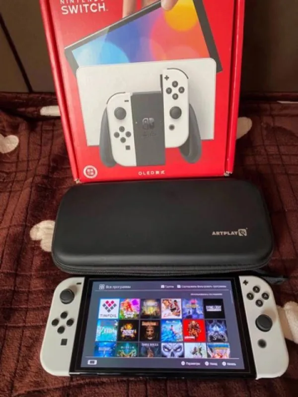 Описание: продам новую nintendo switch oled прошитую : доступ ко всем играм и дополнениям без затрат. в комплекте карта памяти скоростная samsung evo 512 gb забитая играми, чехол защитный, поклеено защитное стекло, полный коробочный комплект. находится в макеевке, доставка обсуждается цена: 37000 руб. 📲 tg: матвей 📞🇷🇺звоните: +79493804404 барахолка днр - фотография - 4