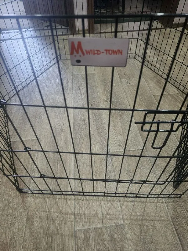 Описание: продам вольер для домашних животных: цвет чёрный, 8 секций(на фото 2 в сложенном состоянии), высота 61 см. состояние идеальное. собачка не продаётся))) цена: 2000 руб. 📲 tg: ксения 📞🇷🇺звоните: +79493626192 барахолка днр - фотография - 2