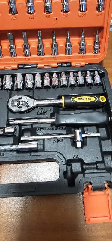 Описание: продам новый набор инструментов 46 предметов донецк цена: 1100 руб. 📲 tg: azarich 📞🇷🇺звони... - фотография