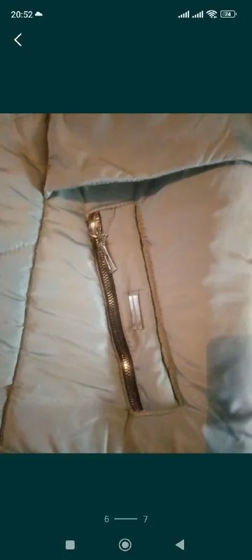 Описание: шуба из натурального меха (песец). производство финляндия. 52 размер. цвет серый. шубе 10... - фотография