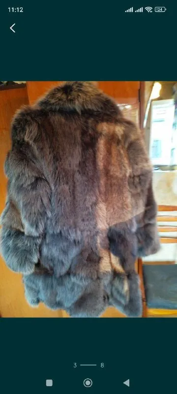 Описание: шуба из натурального меха (песец). производство финляндия. 52 размер. цвет серый. шубе 10 лет. состояние хорошее. длина 98 см, длина рукава 65 см, ширина плеч 38 см, ширина груди 60 см, ширина низ 74. ширина в закрытом виде 62 см. цена 4000 р куртка женская осенняя. цвет пудра. размер 52. длина 73 см, ширина 57 см, длина рукава 61-65 см. состояние отличное. цена 1500 р. куртка женская зимняя. 100% полиэстер. салатовая. очень теплая легкая. мех отстегивается. капюшон не отстегивается. указан размер 56, но маломер на 52. длина 100 см, длина рукава 66 см, ширина плеч по спине 43 см, ширина груди 62 см, ширина бедер 66 см. состояние очень хорошее. цена 4000 р самовывоз донецк куйбышевский исполком цена: 1500 руб. 📲 tg: gena1954 📞🇷🇺звоните: +79494412070 барахолка днр - фотография - 10