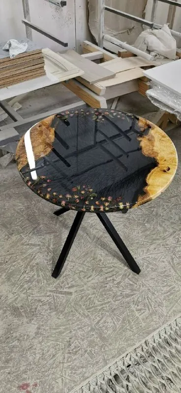 Описание: 🌸 эксклюзивный кофейный столик ручной работы 🌸 хотите добавить нотку уникальности и стиля... - фотография