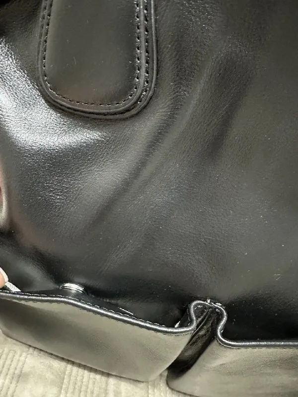 Описание: новая сумка! натуральная кожа снаружи кармашки рабочие размер 33:32 см в комплекте кожаный... - фотография