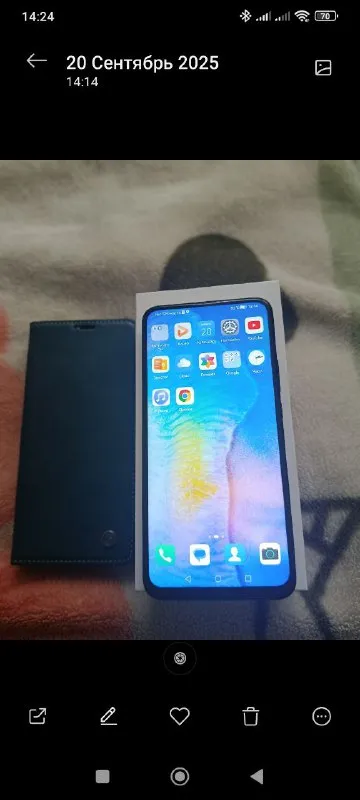 Описание: смартфон huawei p smart z. в хорошем рабочем состоянии, использовался бережно. в комплекте удобный чехол-книжка под цвет телефона цена: 2800 руб. 📲 tg: виктория 💜 📞🇷🇺звоните: +79496392487 барахолка днр - фотография - 2