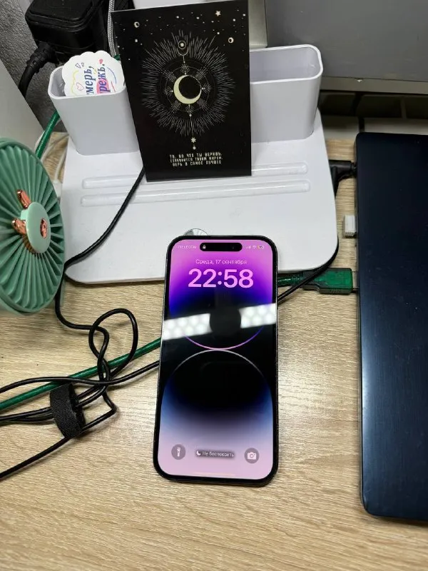 Описание: iphone 14 pro 128 экран в хорошем состоянии, задняя крышка разбита. акб 78% цена: 35000 руб. 📲 tg: олег 📞🇷🇺звоните: 89494671995 барахолка днр - фотография - 4