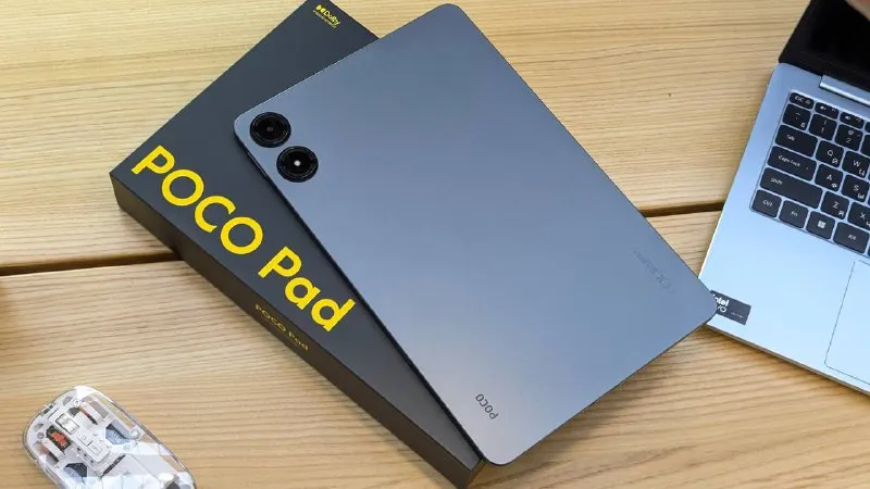 Планшет poco pad wi-fi 8/256 гб новый 20.500₽ ❗️❗️❗️❗️➡️ tg: настя 📞+79494147553 доставим донецк, макеевка работает под управлением ос android 14 с оболочкой hyperos. 💠благодаря процессору qualcomm snapdragon 7s gen 2 и 8 гб оперативной памяти обеспечивается быстродействие в программах. 💠на 12.1-дюймовом экране ips 2560x1600 пикселей отображается четкая картинка с естественной цветовой палитрой. частота обновления 120 гц гарантирует плавные визуальные эффекты при просмотре динамичного видео и в играх. 💠планшет poco pad wi-fi выполнен в металлическом корпусе синего цвета. для детализированных снимков установлены камеры с разрешением 8 мп на передней и задней стороне. акустическая система с 4 динамиками при поддержке технологий dolby vision и dolby atmos воспроизводит громкий объемный звук. время автономной работы планшета на одном заряде от аккумулятора 10000 ма*ч при просмотре видео составляет 16 часов. - фотография - 3
