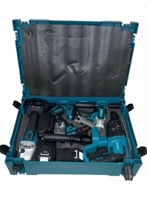 Бесщеточный набор электроинструментов 4в1 цена 8600₽ ❗️❗️❗️❗️➡️ tg: настя 📞+79494147553 доставим донецк, макеевка зарядная док станция 2 li-ion акб 18 в ёмкостью 3ач 💠шуруповерт бесщёточный крутящий момент н/м60,8 обороты в мин: шуруповерт 0-450 / дрель 0-1508 35 степень затяжки 2 скорости вращения редуктора 💠ушм бесщеточный болгарка аккумуляторная 125мм 3 режима мощности обороты / мин 0-8508 время работы о одного аккумулятора на 1й скорости 45 минут на 3й 22 минуты 💠перфоратор бесщеточный аккумуляторный 3 режима работы - перфоратор, отбойник, дрель-шуруповерт макс. энергия удара дж 2,508 💠гайковерт бесщеточный. максимальная мощность, 100 вт реверс 3 режима усилий частота удара 3500 минуту частота вращения 3300 об/мин вес с аккумулятором 1,8кг - фотография - 3