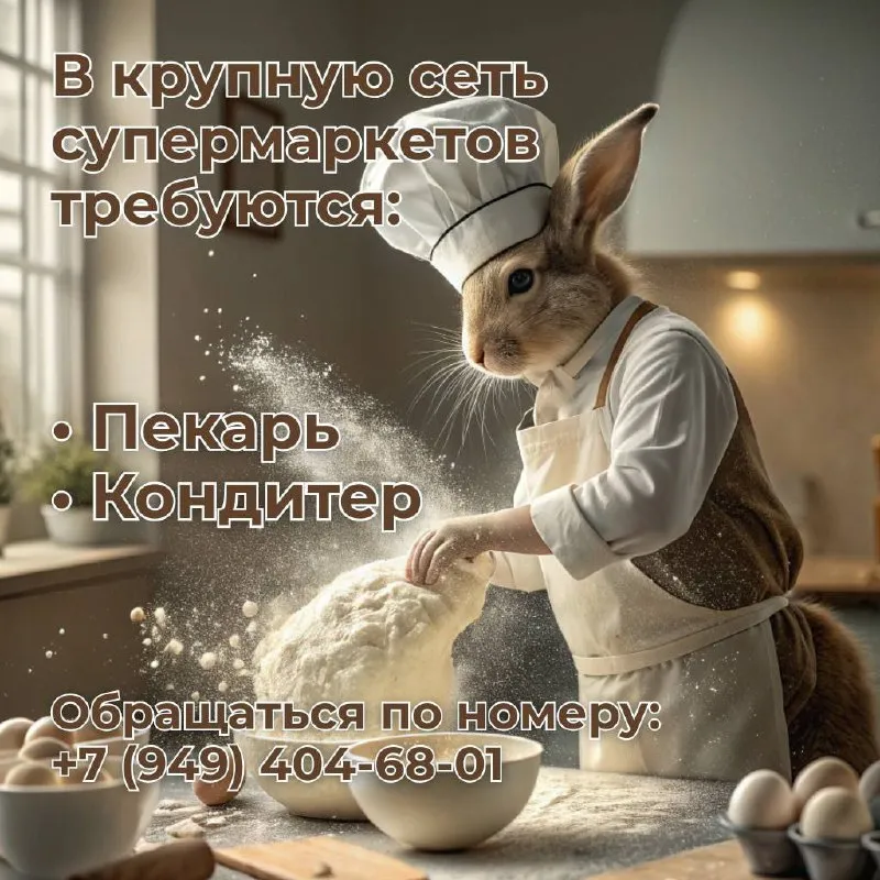 🔳 в крупные супермаркеты г. донецка (днр): киевский и будённовский р-ны требуются: 🔳 пекари 🔳 кондит... - фотография - 1