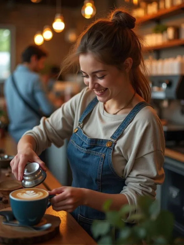 Работа 🧋☕️🍪 в кофейню на арбате *центр города* требуются ❤️бариста ❤️ 📍опыт работы приветствуется, н... - фотография