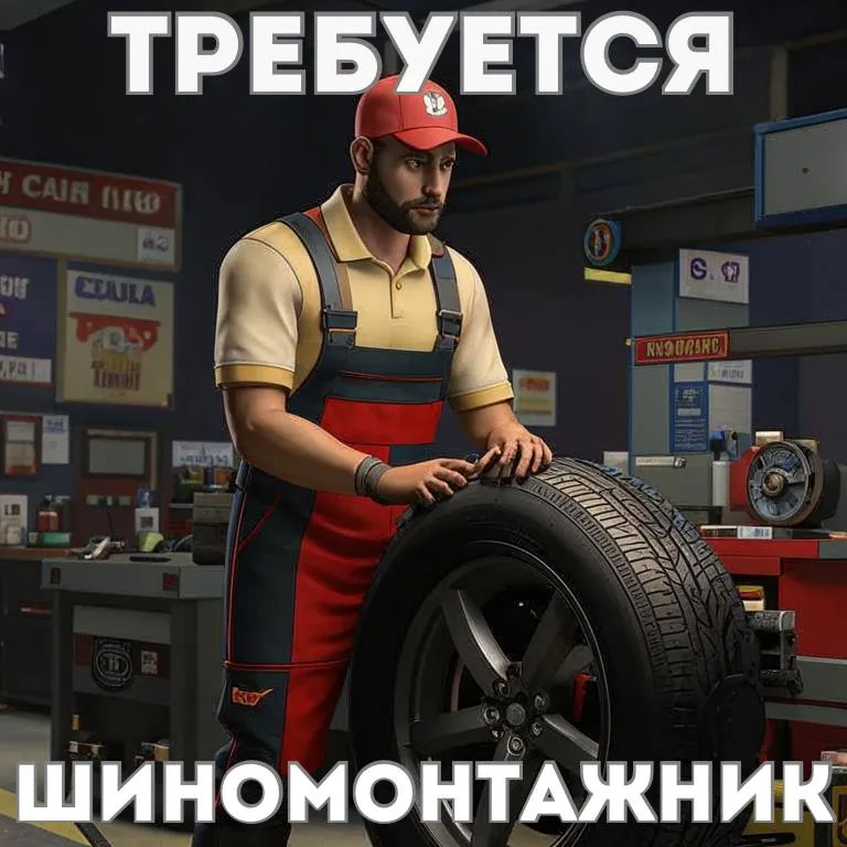 На постоянную работу в г. мариуполь требуются: ❗️работник - шиномонтажа❗️ ✅график работы и з/п обсуж... - фотография