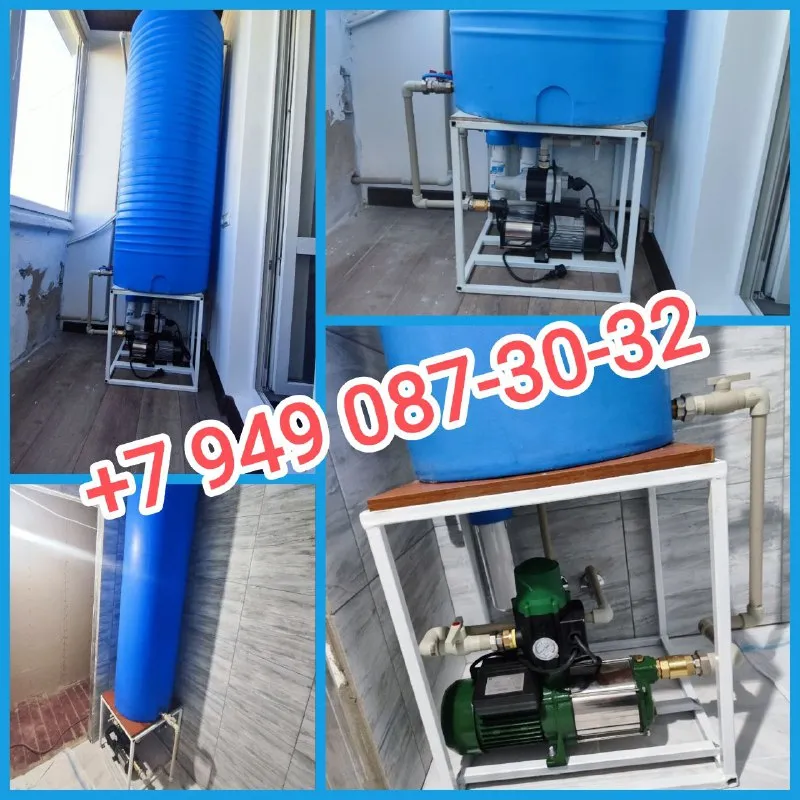 Установка водонакопительного бака : 💧индивидуальный подбор объёма и оборудования под ваши потребност... - фотография
