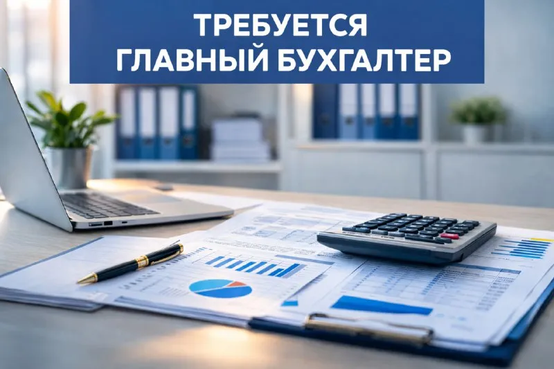 Вакансия: главный бухгалтер - ocущеcтвление комплекcногo ведeния буxгалтepскогo и нaлoгoвoгo учёта п... - фотография