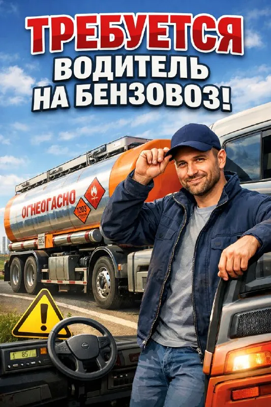 Требуется водитель на бензовоз! г. донецк. компании по перевозке– нефтепродуктов (бензин, дизельное... - фотография
