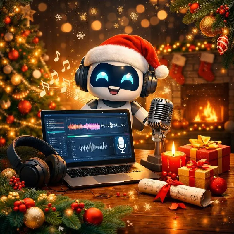 🎄 рождество — время чудес и музыки 🎶 не знаете, что подарить близким? подарите уникальную песню, созданную специально для них ✨ 🤖 @youhitai_bot за пару минут создаст рождественскую композицию: • с теплом • с эмоциями • с настоящим праздничным настроением 🎁 идеально для семьи, друзей и любимых 🎧 подарок, который действительно запомнится 👉 попробуйте прямо сейчас: @youhitai_bot - фотография - 1