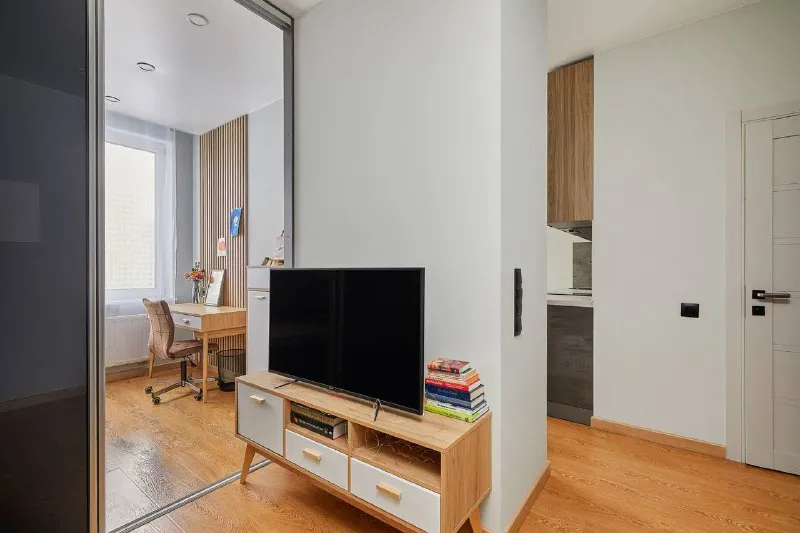 1-комн квартира, 40 м² м саларьево • 7 мин на транспорте • 8 этаж из 16 • ул родниковая 30 к1, на карте 65 000 ₽/мес, без комиссии большой гайд по аренде стиральная машина • интернет • мебель • холодильник • кондиционер • посудомойка • лифт • телевизор • с животными • с детьми • мусоропровод • консьерж собственник. Без комиссии, аренда от собственника. Жк румянцево парк, евродвушка. Свежий ремонт 40м2. Качественная мебель. До центра 40 мин все удобства: хорошая сантехника, посудомойка, стиралка с сушилкой. Качественная звукоизоляция, теплый пол, кондиционер. 65т/мес + коммуналка. © предоплату до просмотра просят только мошенники! Влад, написать уровень доверия низкий ⚠️ выложить квартиру бесплатно - фотография - 7