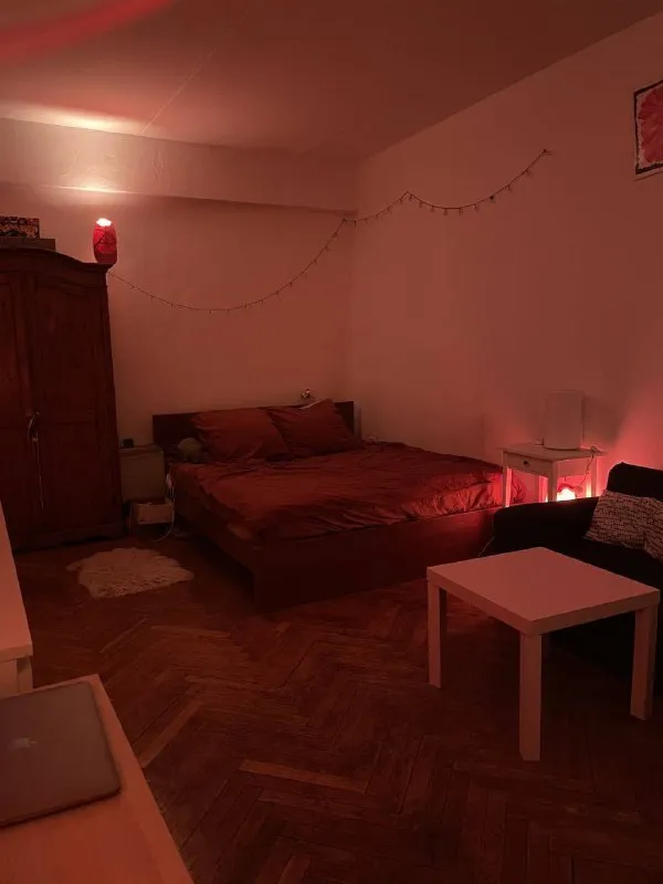 М. Шаболовская 1-к квартира на короткий срок (+- с 7 января по +-7 марта) сдается чудесная квартира с творческой энергетикой. Расположение: 7 минут пешком до метро шаболовская, 16 минут пешком до метро тульская. Около дома ходят трамваи, на них еще быстрее. Рядом все удобства: магазины на любой вкус от дикси до вкусвилла, ддх, серф кофе и мак в соседнем доме, даниловский рынок, парк горького, ттк и садовое, а еще 8 минут на метро до китай-города. Есть балкон. 🔘можно с животными и детьми. В квартире есть доп. Комната, в ней лежат вещи, но вы тоже можете использовать ее как кабинет или пространство для хранения. Цена: 65.000₽ в месяц, включая интернет, но можем обсудить контакты @kuresha ➡️предоплату/бронь/заморозку денег/автооплату до просмотра квартиры не вносить! Если по этому объявлению спрашивают какую либо оплату сообщите по контактам в описании канала. - фотография - 6